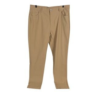 Fabletics The Don 5 Pocket Pant Slim Fit Mens Actual 36x33 Brown Performance NEW